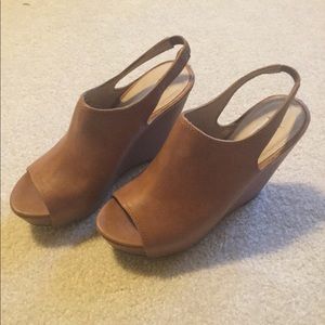 Steve Madden Platform Slingback Wedges